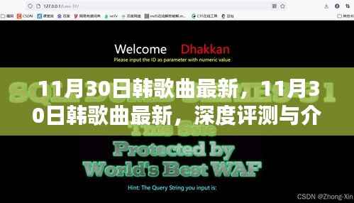 最新韩歌曲深度评测与介绍,11月30日精选推荐