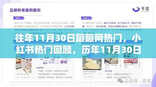 历年11月30日蹦蹦网与小红书热门回顾,狂欢盛宴的盛况