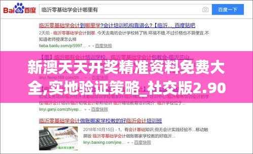 新澳天天开奖精准资料免费大全,实地验证策略_社交版2.905