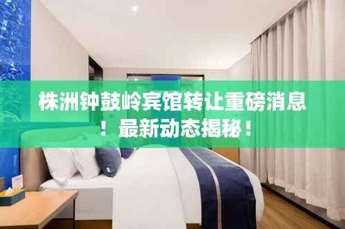 株洲钟鼓岭宾馆转让重磅消息!最新动态揭秘!